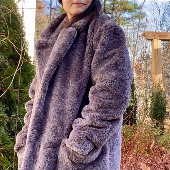 Anthropologie Maeve faux fur coat - Picture 3 of 17